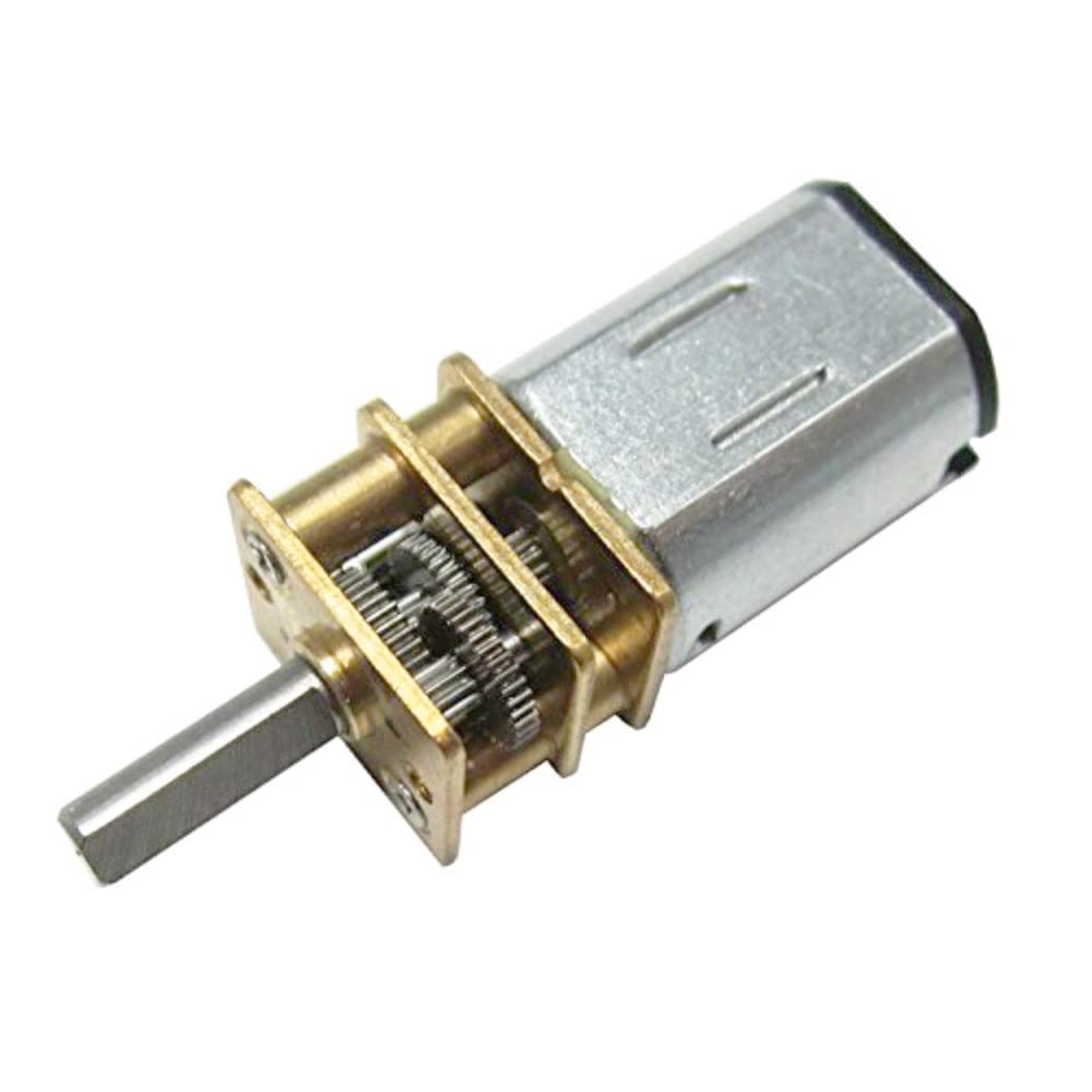 CHANCS N20 DC Geabox Motor 12V 30RPM Small Motor for DIY Robot Wheel Toys