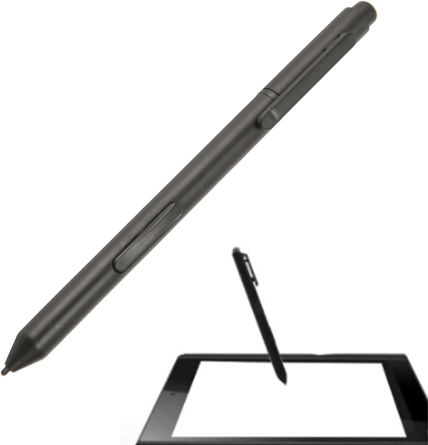 EMR Pen with Soft Tip, 5 Replacement Tips, 4096 Pressure Sensitivity, Support Palm Rejection and Tilt, Black