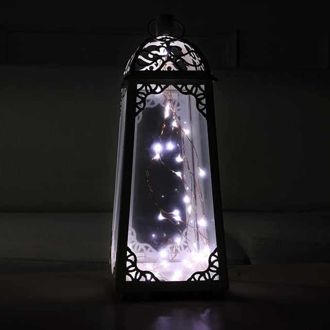 Mikasol Fairy Lights Battery Operated, 16 Packs Mini 3*AAA Battery Powered Copper Wire Led Starry String Lights Firefly Lights for Bedroom, Christmas, Parties, Decoration (5m/16ft Cool White)