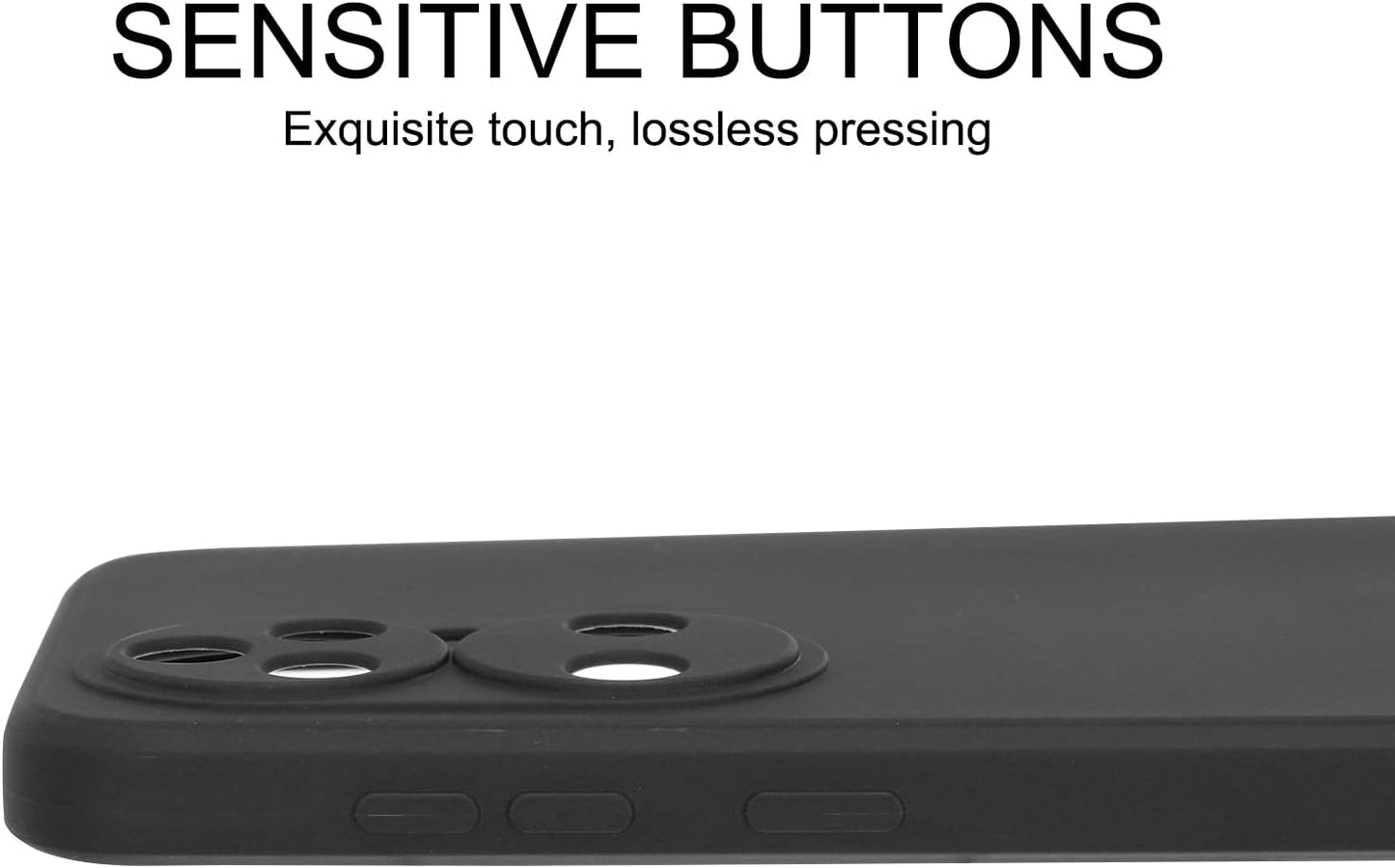 MECCANIXITY Phone Case for 6.3"x3"x0.39" Cell Phones, TPU Silicone Anti-Fall, Shock-Absorbing Cover, Black