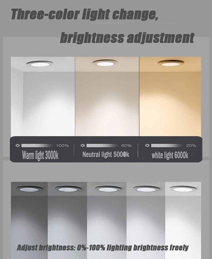 Half Moon LED Bathroom Mirror,Frameless Backlit Wall Mirror, Anti-Fog Smart Vanity Mirror,3 Colors Lights Dimmable Brightness and Time,Touch Switch (Left Semicircle, 100 * 70)