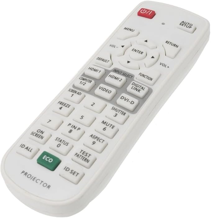 N2QAYA000126 Projector Remote Control for Panasonic Projector in Living Rooms or Rooms, No Programming or Pairing Needed, Replacement Remote Compatible Models PT-FW530 PT-FX500 PT-FW530C PT-FZ570C