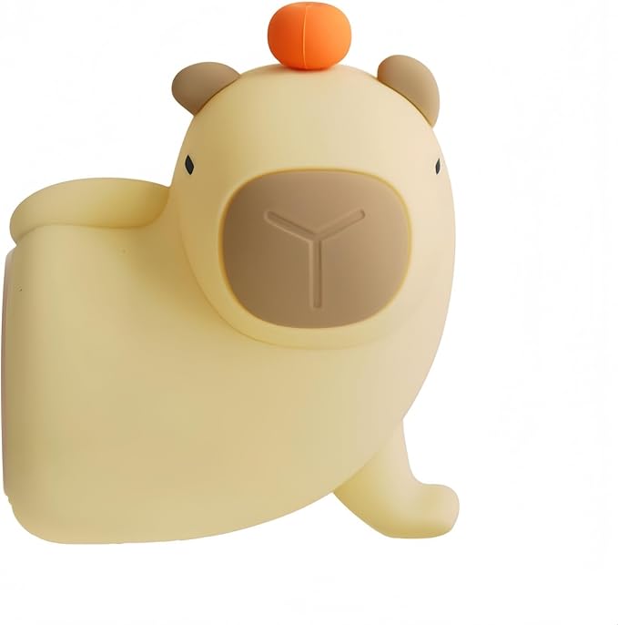 ANGTUO Capybara Night Light, Silicone Capybara Lamp, Capybara Light, Cute Room Decor