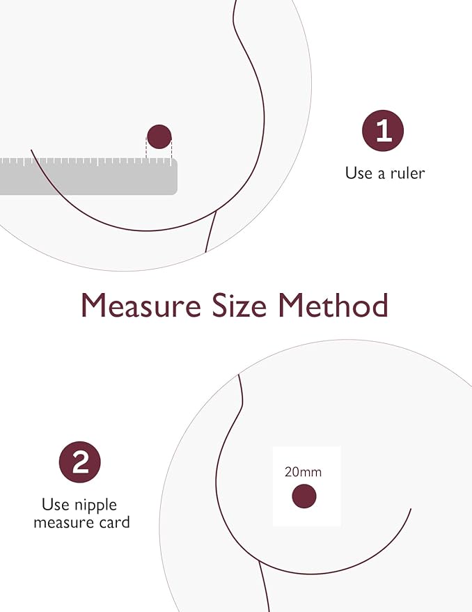 Momcozy Flange Insert 15/17/19/21mm Compatible with 24mm Flange/Shield of Most Pumps, Insert for Breast Pump Replacement Accessories, 4PCS