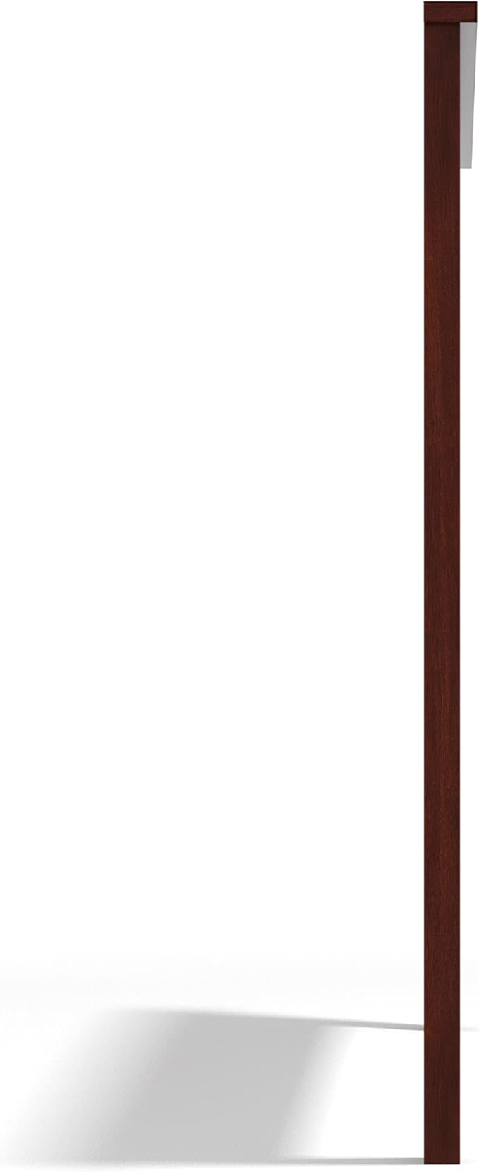 Glenwillow Home Farmhouse Style Wood Panel Headboard in Cherry - Queen Size
