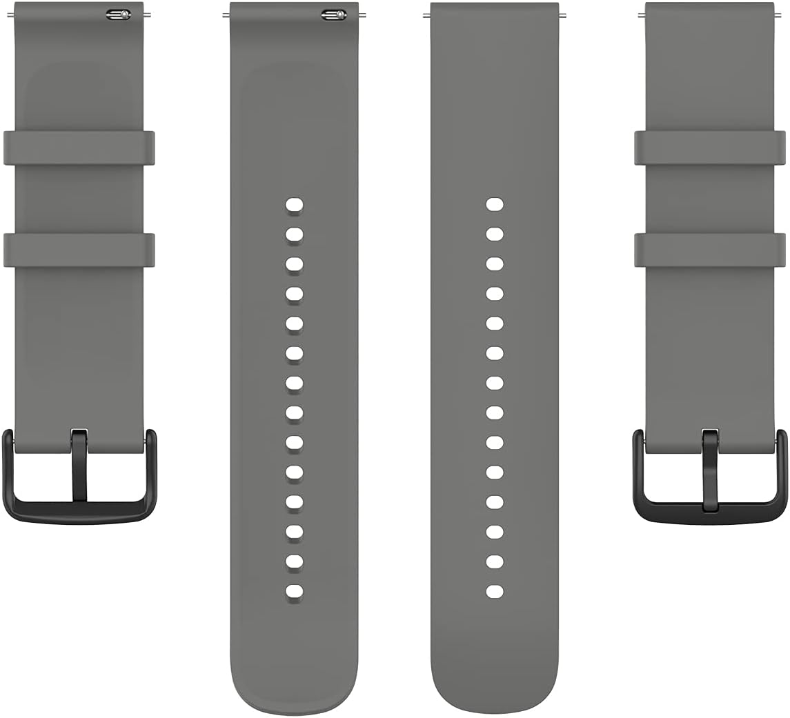 E ECSEM Bands for LIVIKEY 41MM, Sport Band Silicone Wristbands Replacement for Smart Watch for Men Women