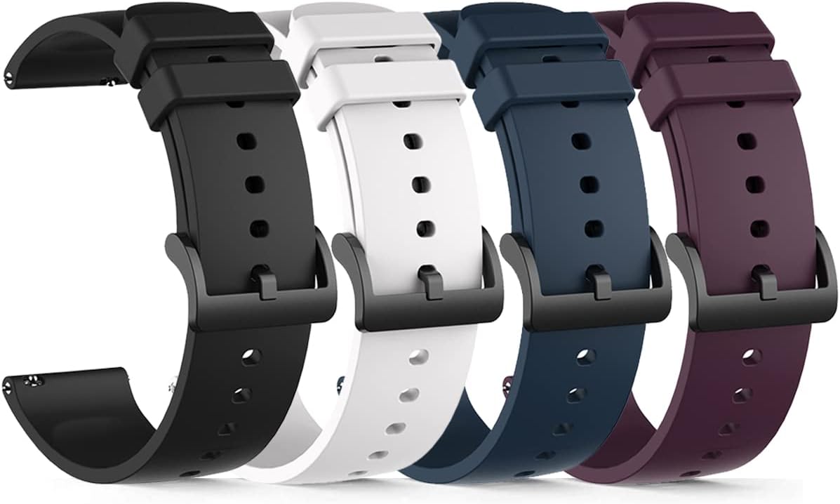 FitTurn Watch Band Compatible for ENOMIR LW51 Smartwatch Replacement Wrist Strap for Soft Silicone Sport Watchband