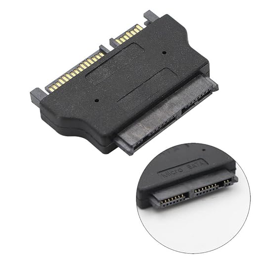 chenyang 1.8" Micro SATA 7+9 16Pin to 2.5" SATA 7+15 22Pin SSD HDD Hard Disk Drive Connector Adapter