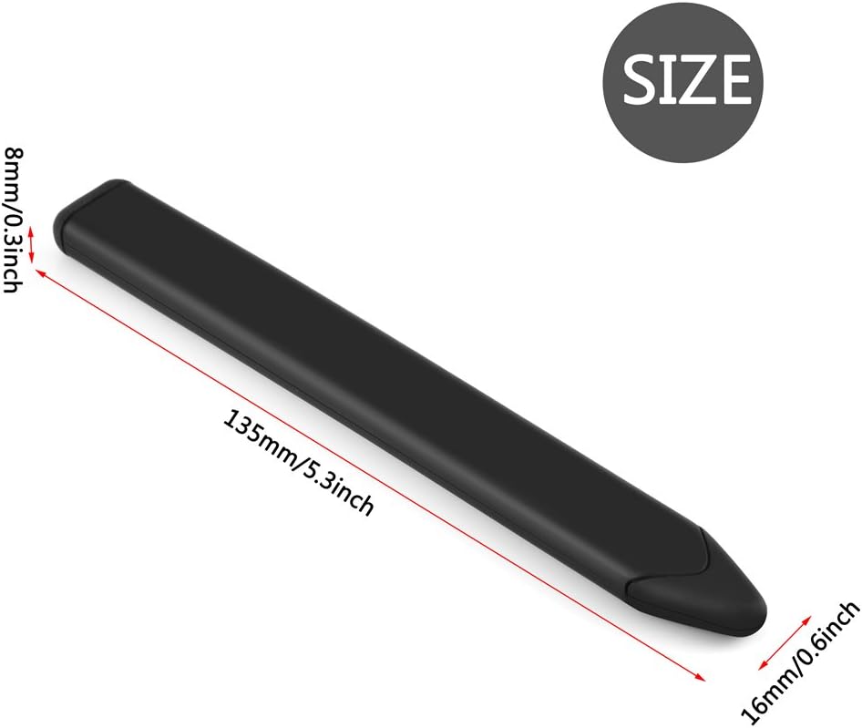 Flat Stylus, Universal Replacement Flat Capacitive Touch Screen Stylus Pen for iPhone/BlackBerry (Black)