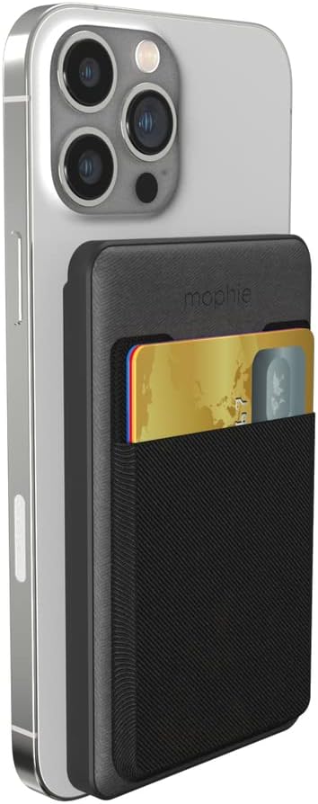 mophie Snap+ Juice Pack Mini with Wallet, Wireless Portable Magnetic Charger with 5000mAh Internal Battery, Compatible