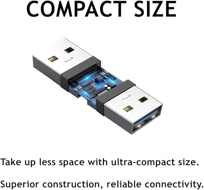 PENGLIN 5PCS USB 3.0 Panel Mount Coupler, USB 3.0 Panel Mount Connector Female to Female Bulkhead Extension Adapter with Water/Dustproof Cap