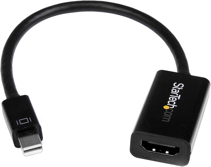 StarTech.com MDP2HD4KS Mini DisplayPort to HDMI Audio/Video Converter, Black