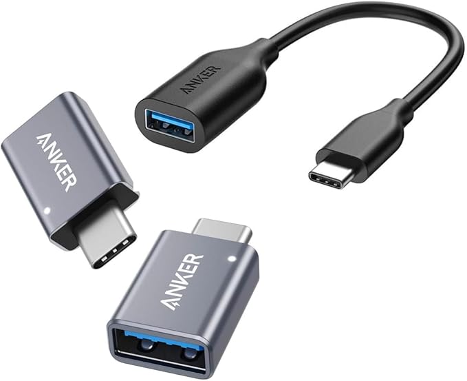 Anker USB-C to USB 3.1 Adapter USB C Adapter (2 Pack)