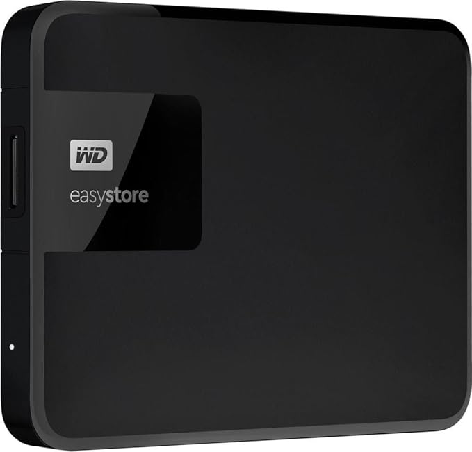 Western Digital WD Easystore 4TB External USB 3.0 Portable Hard Drive - Black WDBKUZ0040BBK-WESN