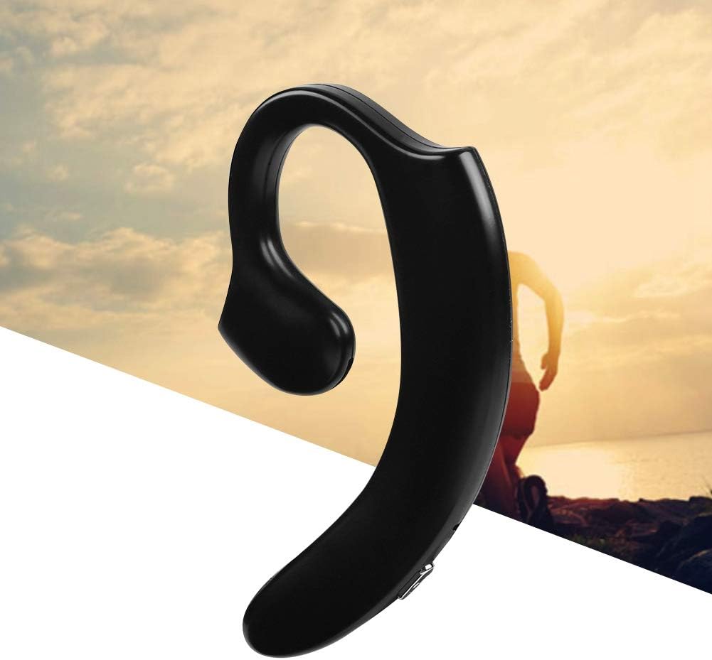 Zerone Bone Conduction Headphones, IPX6 Waterproof Bluetooth Wireless Over Ear Hang Headphones with Mic for Sports,