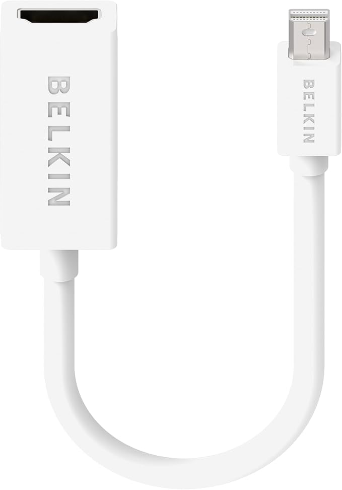 Belkin Mini Displayport to HDMI Adapter, White (Pack of 2)
