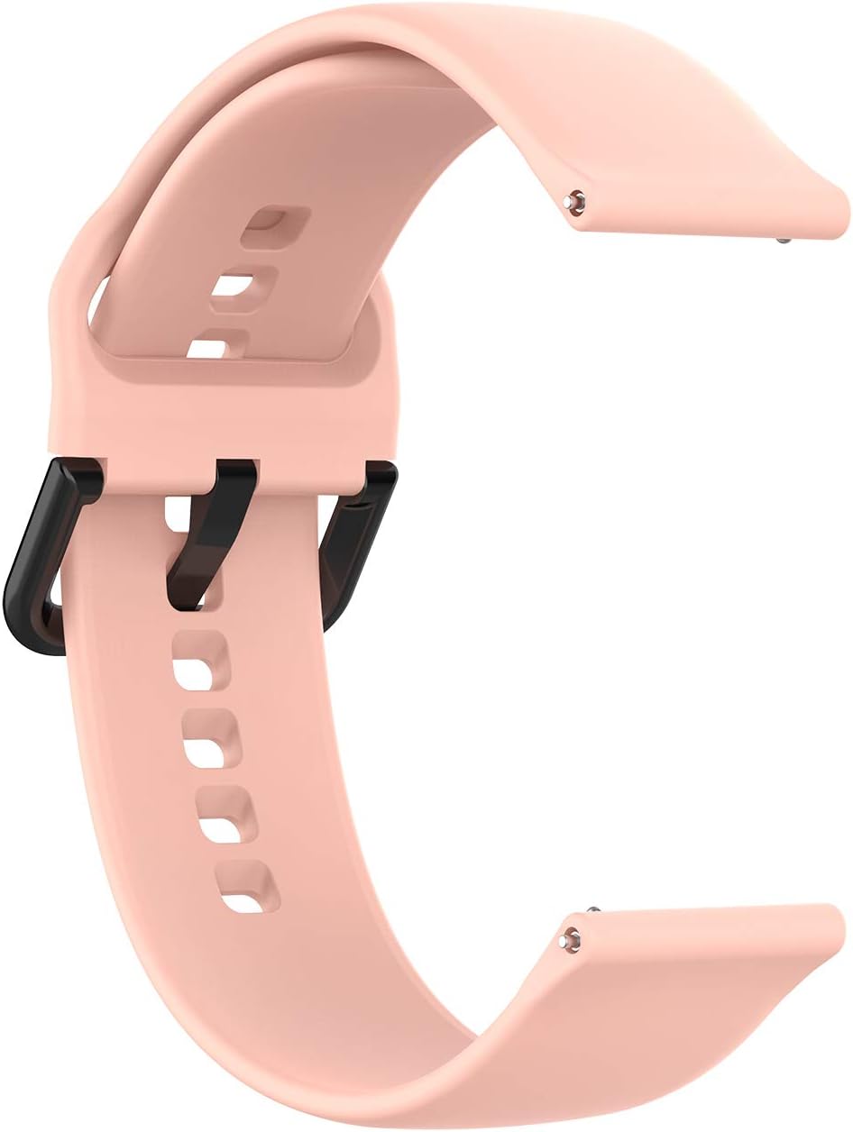 E ECSEM 6Pack Silicone Wrist Strap Replacement Bands for MOLOCY P32 Q23 Smart Watch for Women Men