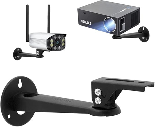 Drsn Mini Projector Wall Mount, 360 Rotation, Adjustable Angle, 6.6 lbs Load Capacity, Black