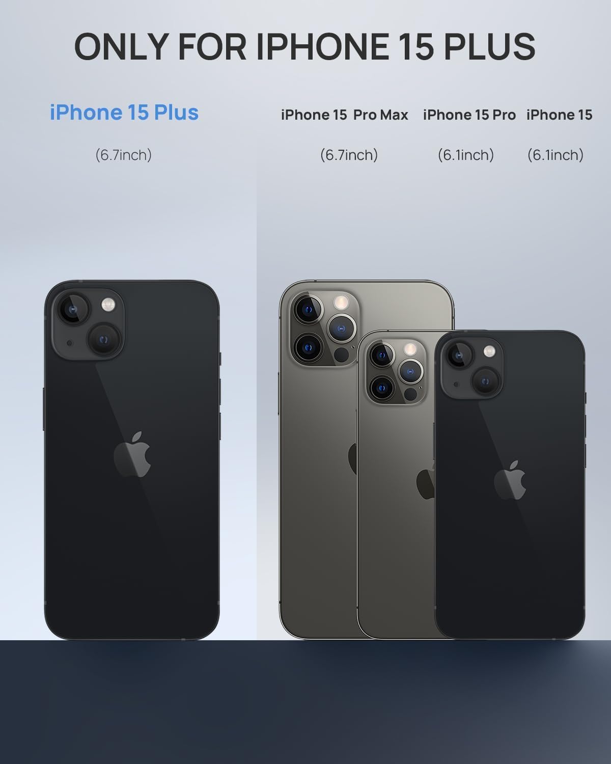 iPhone 15 Plus 5G Waterproof Case, Black, Hybrid Rugged, Shockproof, Magsafe Compatible, Full Body Protection, Lanyard,