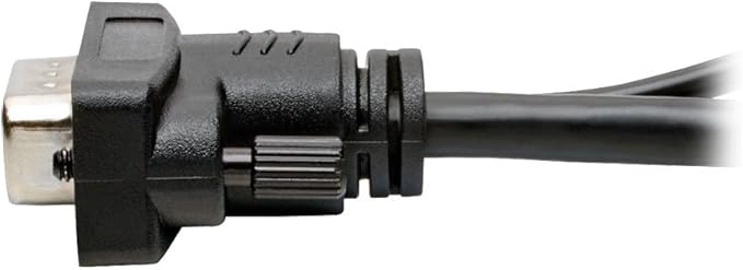 TRIPP LITE HDMI to VGA + Audio Adapter Converter Cable Active Low Profile HD15 + 3.5mm M/M 1080p @ 60Hz 6ft 6' (P566-006-VGA-A)