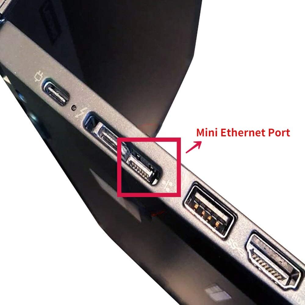 Zahara Cable Dongle RJ45 01YU026 Ethernet Adapter Gen 2 for Lenovo Thinkpad X280, X390 Yoga, X395, X1 Yoga 4th, 5th
