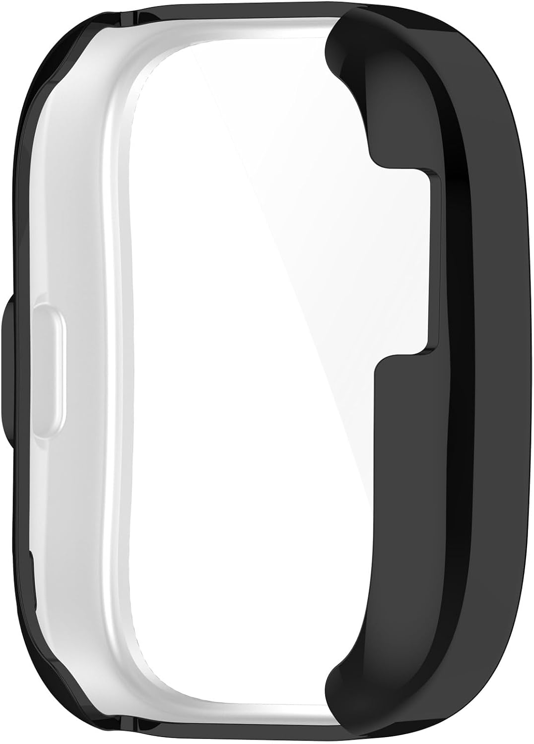 Protective Case for Amazfit Bip 5 Smart Watch, TPU Soft Ultra-Slim Screen Protector Bumper, Black *2