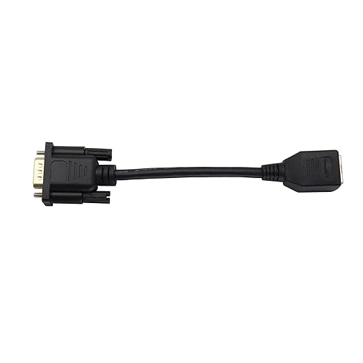 VGA Extender Network Adapter VGA to RJ45 Cable,VGA 15-Pin Port Male to RJ45 Female Cat5/6 Ethernet LAN Console for Multimedia Video and Extend Distance of VGA Devices (15Cm/6Inch,2PACK)