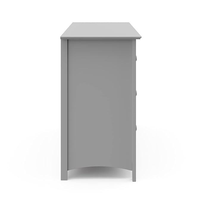 Storkcraft Kenton 6 Drawer Universal Dresser (Pebble Gray) – Dresser For Kids Bedroom, Chest Of Drawers For Bedroom With 6 Drawers