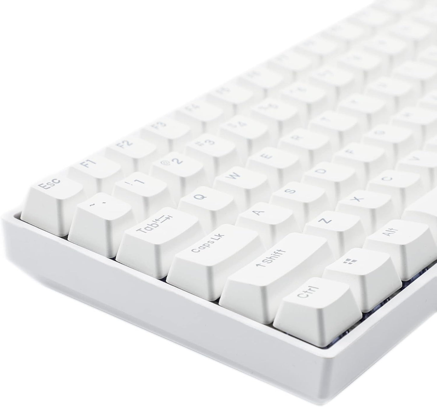 YMDK Double Shot 108 Dyed PBT Shine Through Keycap Rainbow Carbon Sunset Backlit for MX Switches Mechanical Keyboards