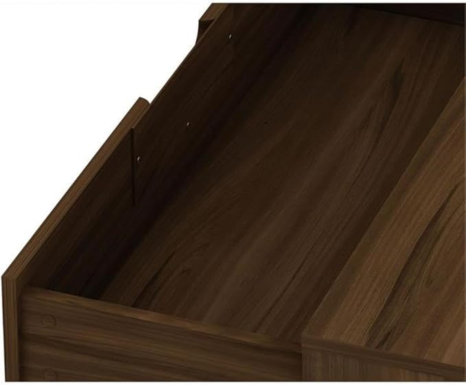 Manhattan Comfort Rockefeller 3 Drawer Dresser for Bedroom Storage, Nursery, Closet, Living Room, Entryway, TV Stand for Screens up to 32 Inches, Anti-Tip Kit Included, Set of 1, Brown