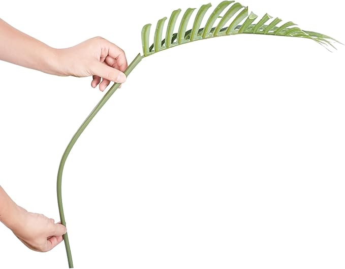 VEVOR Artificial Palm Tree, 6 FT Tall Faux Plant, Secure PE Material & Anti-Tip Tilt Protection Low-Maintenance Plant, Lifelike Green Fake Tree for Home Office Warehouse Decor Indoor Outdoor