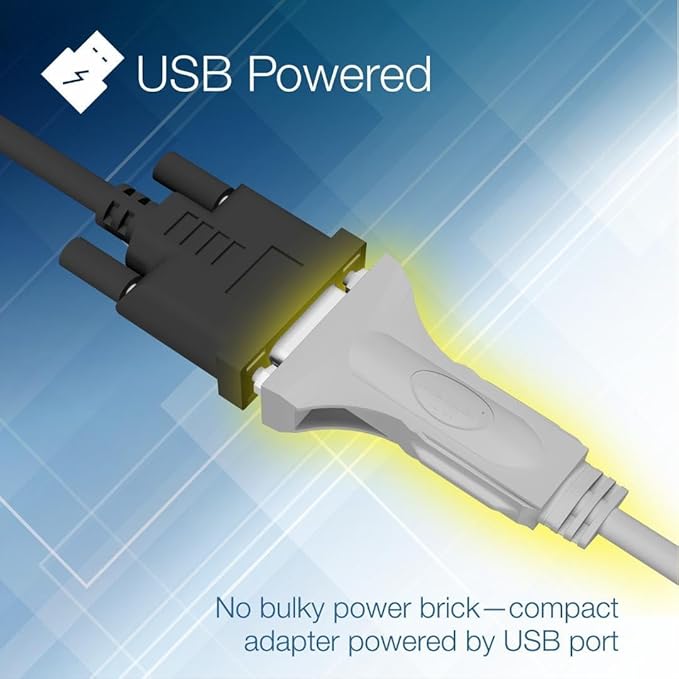 TRENDnet USB to Serial 9-Pin Converter Cable, TU-S9, USB to RS232 Serial Adapter, Supports Windows & Mac, 64cm (25 in.) Cable Length, NDAA Compliant, Plug & Play, White (Pack of 60)
