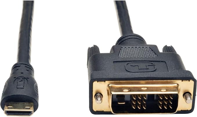 TRIPP LITE Mini HDMI to DVI Cable, Digital Monitor Adapter Cable (Mini HDMI to DVI-D M/M) 3-ft.3' (P566-003-MINI)