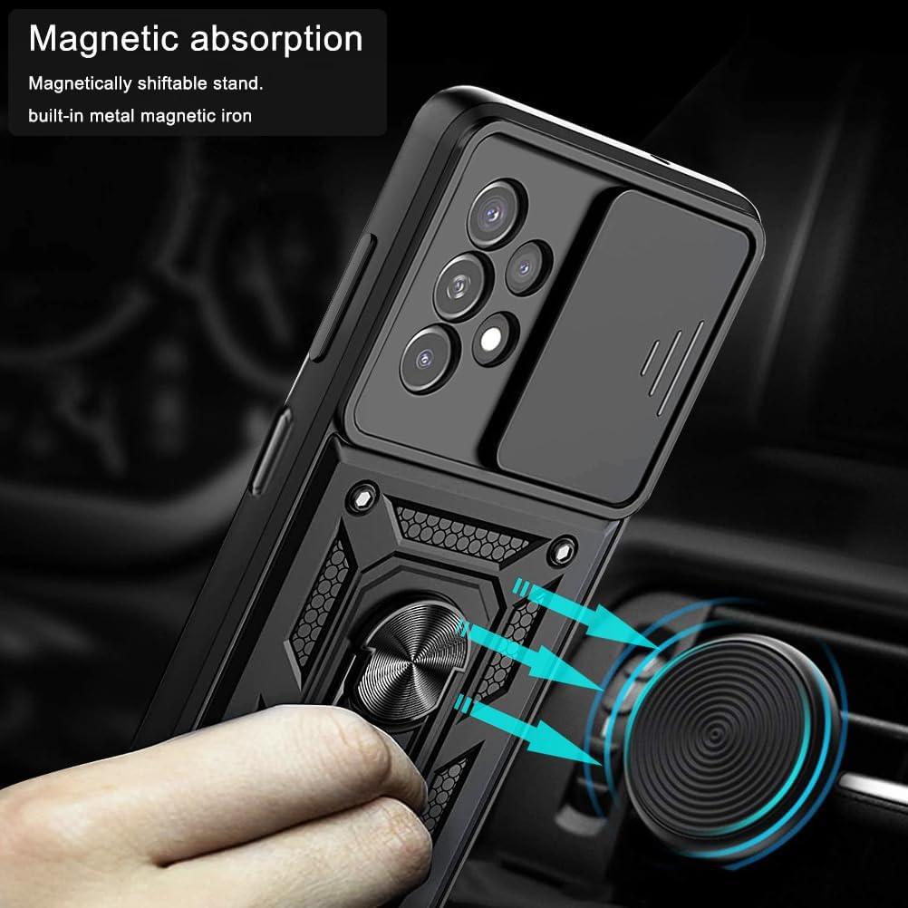 Phone Case with Screen Protector for Samsung Galaxy A23 5G, ?????? ?????? "???????????? ?????? ????" - Black