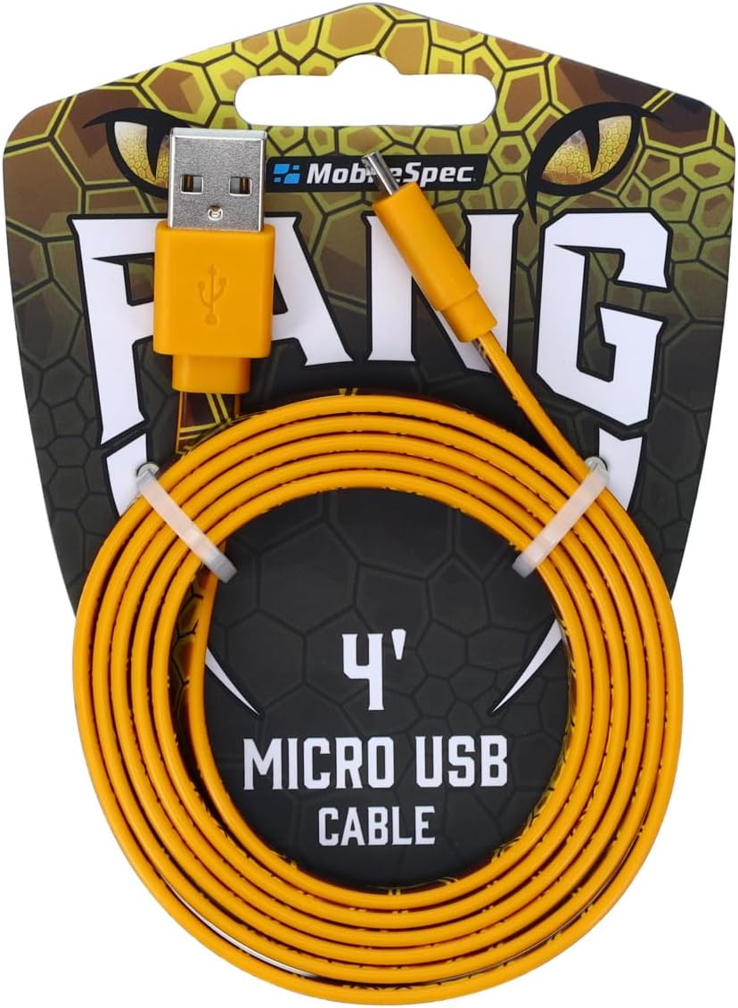 MobileSpec MBSSP21M 4 Foot Micro USB Cable in Orange