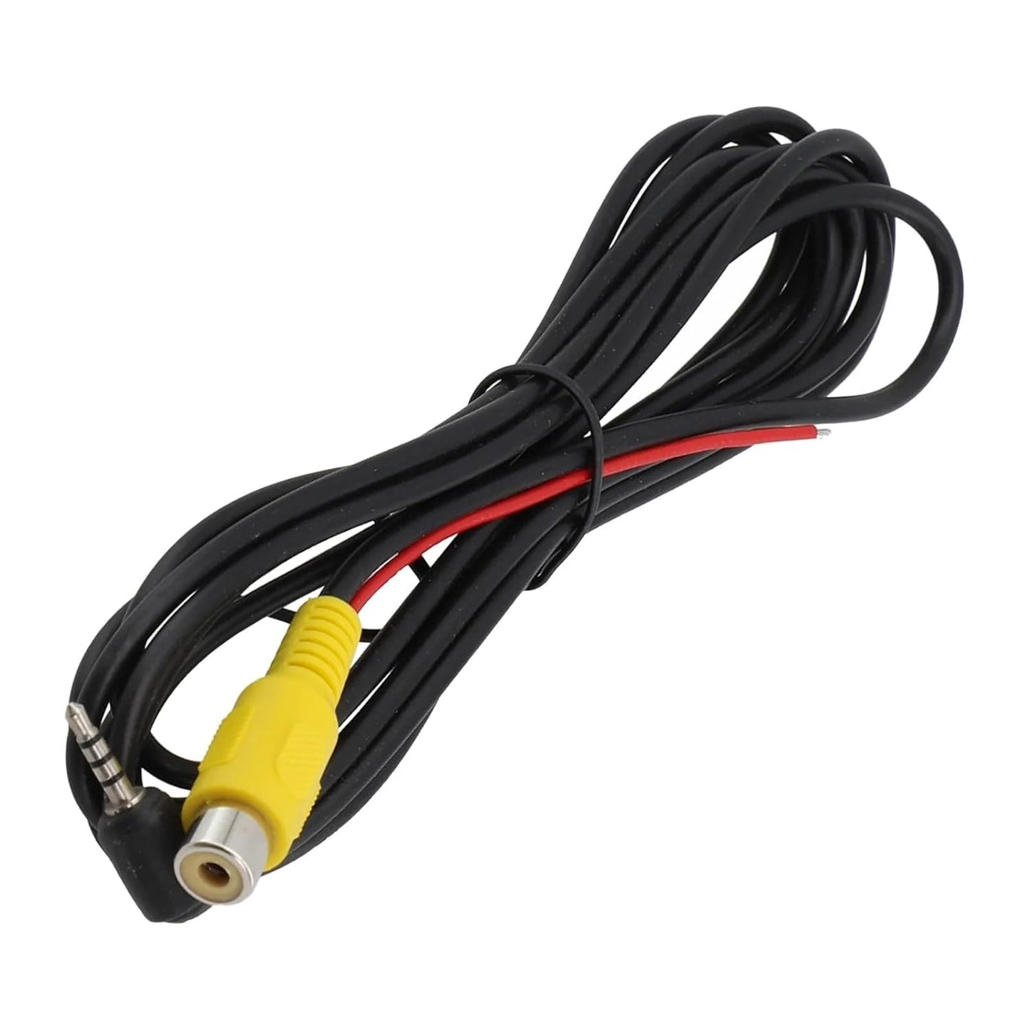 2.5mm YuYue Electronic Aux to RCA Female Cable with Trigger, Car Aux AV-in Jack to RCA Adapter for GPS Tablet Dash Cam