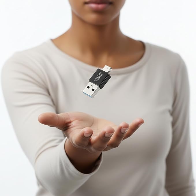 4 PCS USB-C 3.0/3.1 Male to Males Adapter, USB C/Type C Males to USB Male Converter for Computers Notebook Mobile Phones Connector Connection or Data Cable Extension