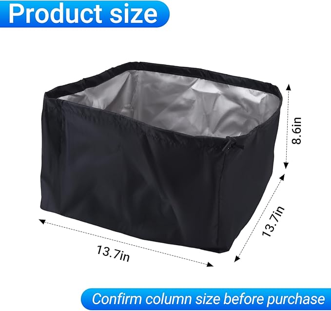 Projector Cover, Mini Projector Cover Is Made Of Uv-Resistant Oxford Cloth, Projector Dust shield Is Suitable For Ceiling Mounted And Outdoor (13.7x13.7x8.6in)