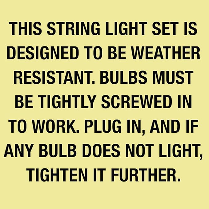 Feit Electric 72041 30 Foot Heavy-Duty Weather Resistant Decorative Indoor and Outdoor 10 Sockets Incandescent String Lights, 30', 11W, Dimmable,Black