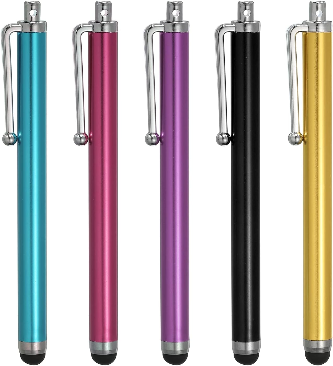 MECCANIXITY 5pcs Stylus Pens for Touch Screens, Universal Capacitive Stylus Pencil, High Sensitivity Precision for All