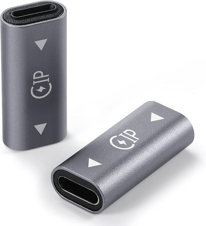BOLS USB-C Women to Female Adapter (2PCS) for Data Synchronization and Charging, Compatible with Huawei P10 and Other C Devices, Compatible with iPhone, MacBook and Other Compatible interfaces……
