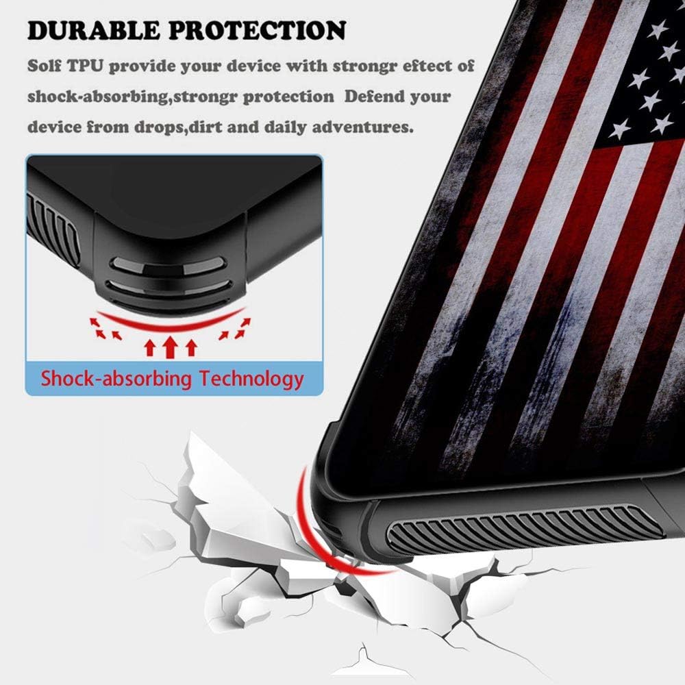 Military-Grade Protection Case for iPhone 6/6S, Anti-Scratch Shockproof Corners, Old Flag