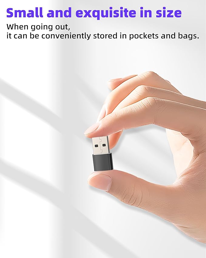 USB C Female to USB Male Adapter for iPhone 16 Cable Compatible for Samsung for iPad Connector Type C Data Transfer Converter Extension USB-A Plug Charger Adaptor Notebook Computer Power Accessories