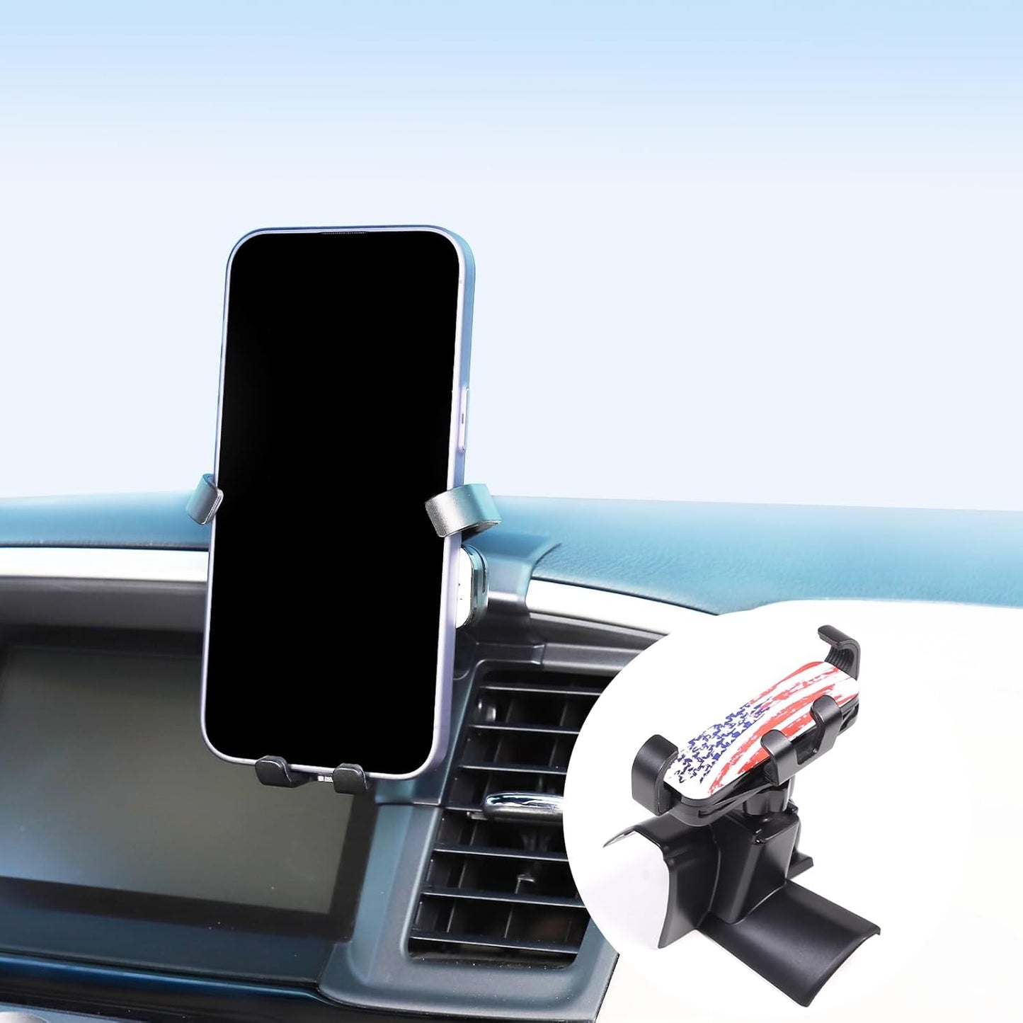 Lcojicep Car Navigation Screen Mobile Phone Holder for Nissan Pathfinder 2013-2018 (Right Style C)