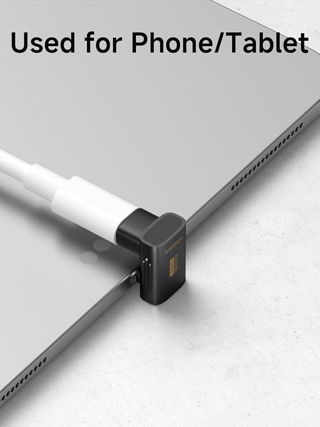Hagibis 240W 80Gbps 8K@60Hz USB C Adapter, USB-C Male to Female Adapter, USB4 Connecter for Thunderbolt 5/4/3, Laptop, Switch, Dock, Mac, Tablet, iPhone 16 15 Pro Max (TGM13)