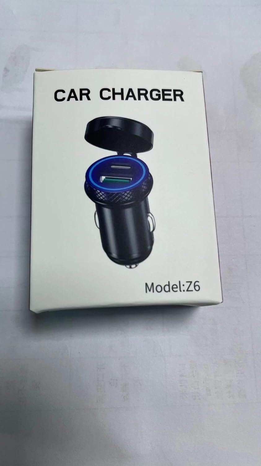 KEWIG USB C Car Charger, 60W/5A Super Mini Fast Adapter QC3.0&PD Type C Dual Port Quick Charge for iPhone 13/12 Pro/Max