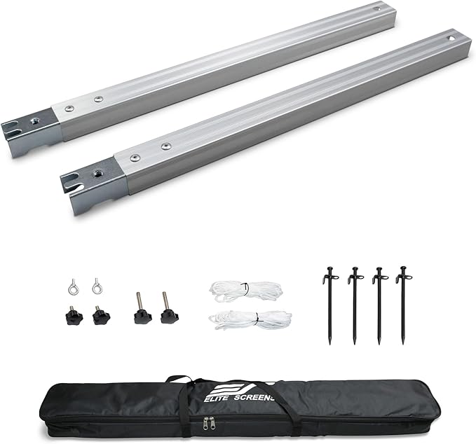 Elite Screens Extension Legs for Yard Master 2 Projection Screens (90″ to 135″ Models) and WraithVeil Dual Models, Accessory Part: ZOMS2-LEGS