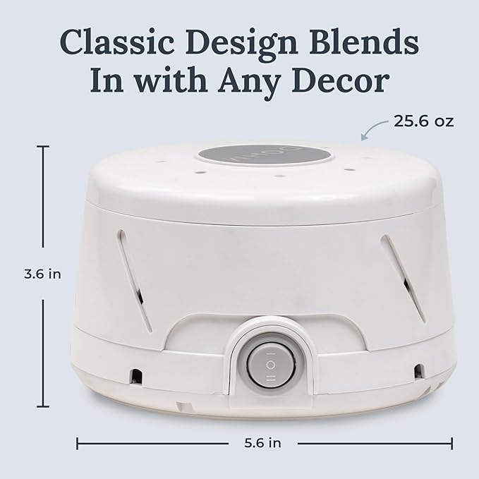 Yogasleep Dohm Classic (3 Pack) The Original White Noise Sound Machine, Soothing Natural Sounds from a Real Fan, Sleep Therapy for Adults & Baby, Noise Cancelling for Office Privacy & Meditation