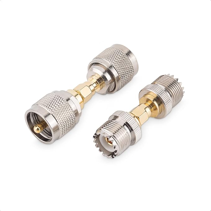 Cable Matters 4-Pack SMA to UHF Adapter Kit, SMA to UHF Gender Changer and Connector Adapter Kit
