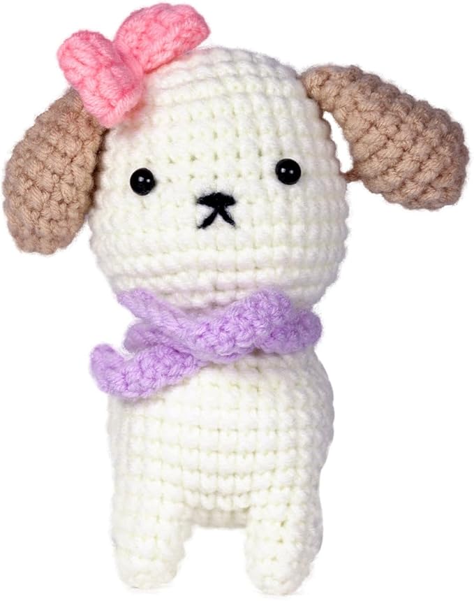 Wizardi Amigurumi DIY Crochet Kit - Dog F07N8-M52